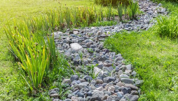 River Rock Garden Installation in Lubbock